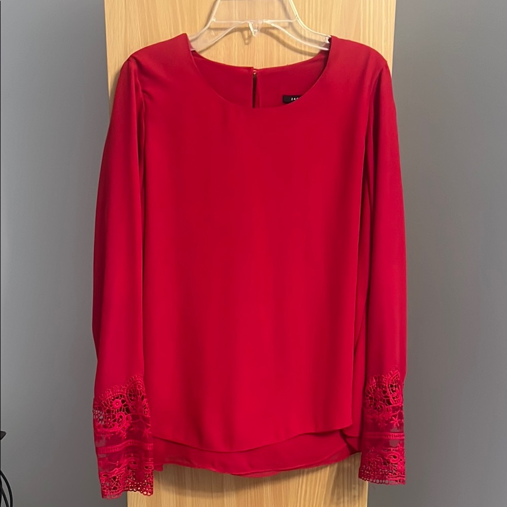 Zac & Rachel red blouse